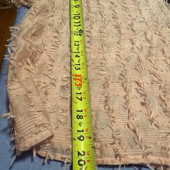 Zara Pink Crop Top with Flutter Sleeves and Boxy Fit - Picture 5 of 6